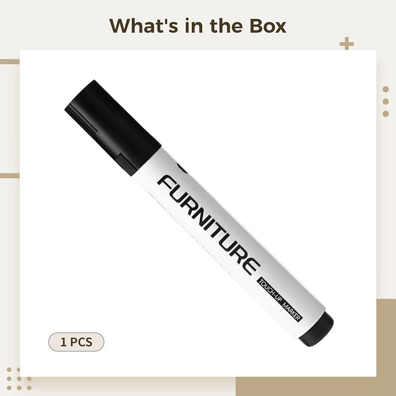 Wood Filler Pen Set For Furniture Repair Black White Gray Precision Angled Tip - Image 5